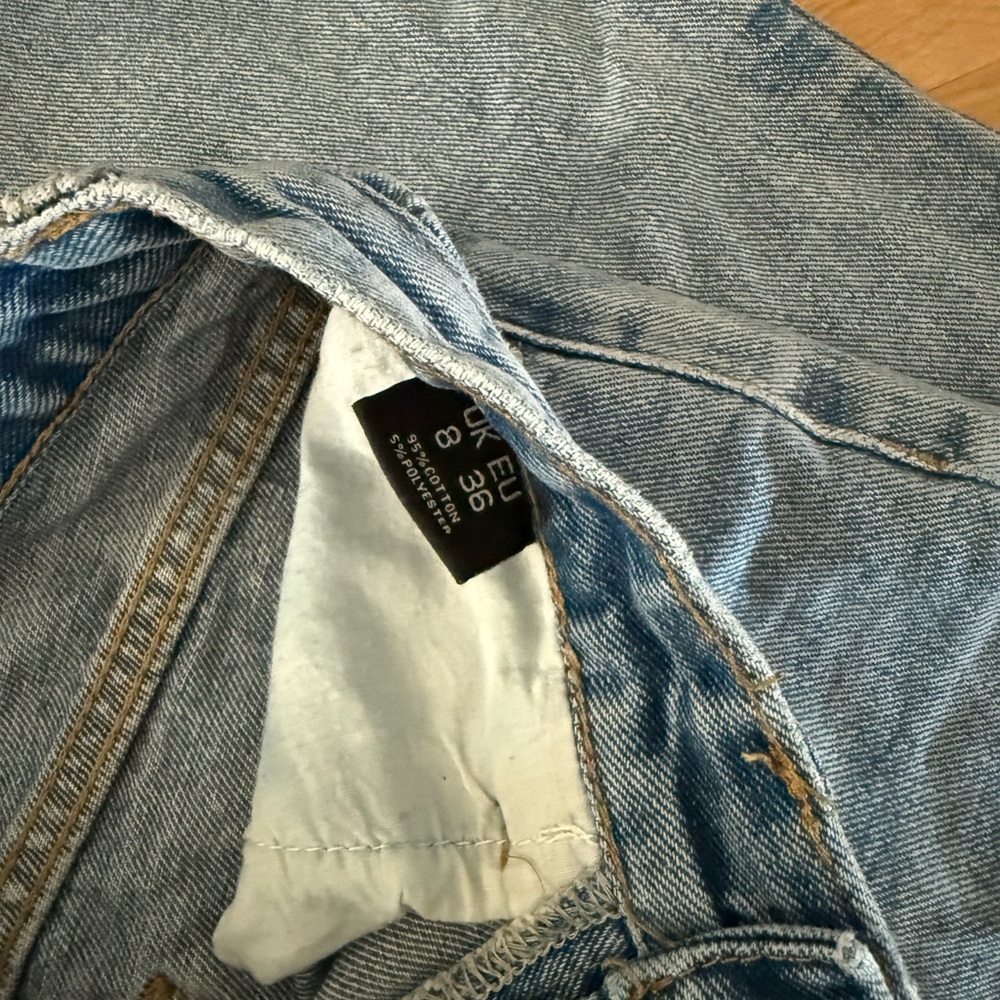 Side Slit High Rise Jeans - Picture 2 of 4